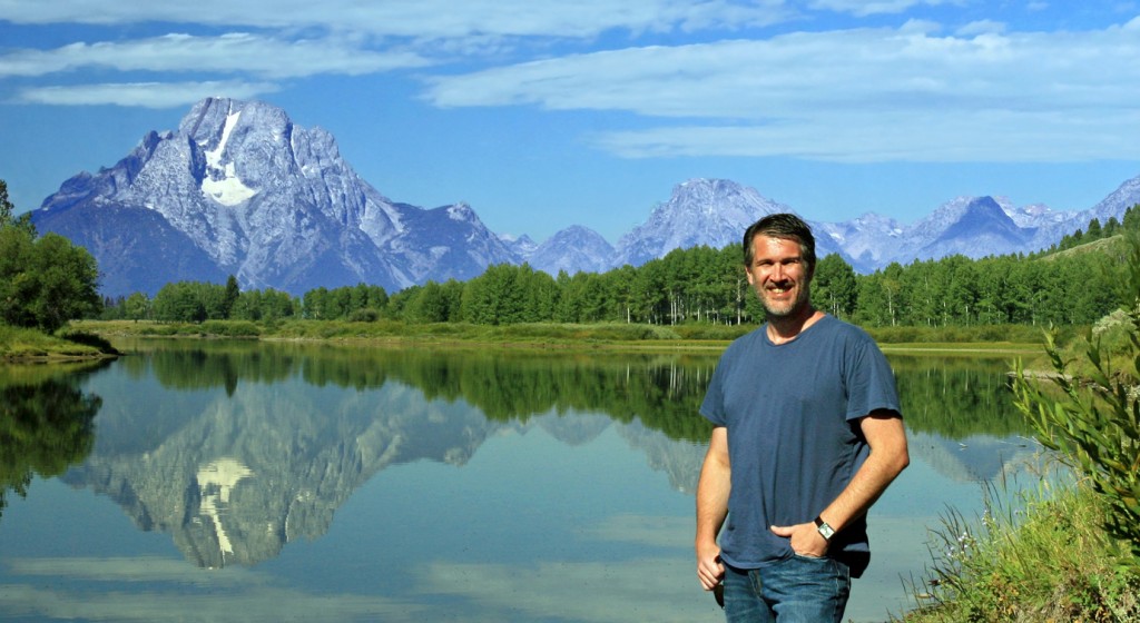 USA - Wyoming - Grand Teton National Park - Mike and the Tetons by Peter S. Poneros