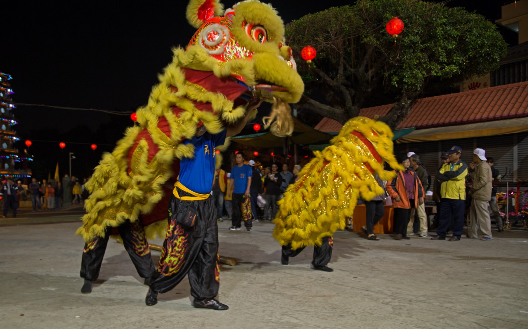 Taiwan - Kaohsiung - Zuoying - Cih Ji Palace Celebration - Bowing Dragons