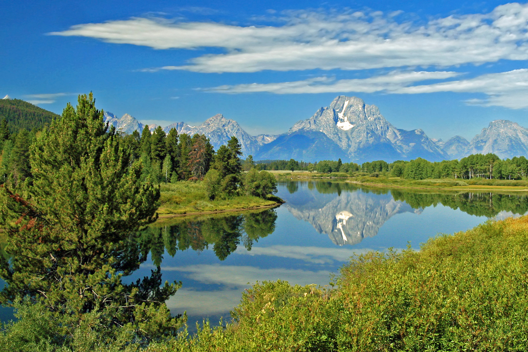 USA - Wyoming - Grand Teton National Park - Mirrored Mountain